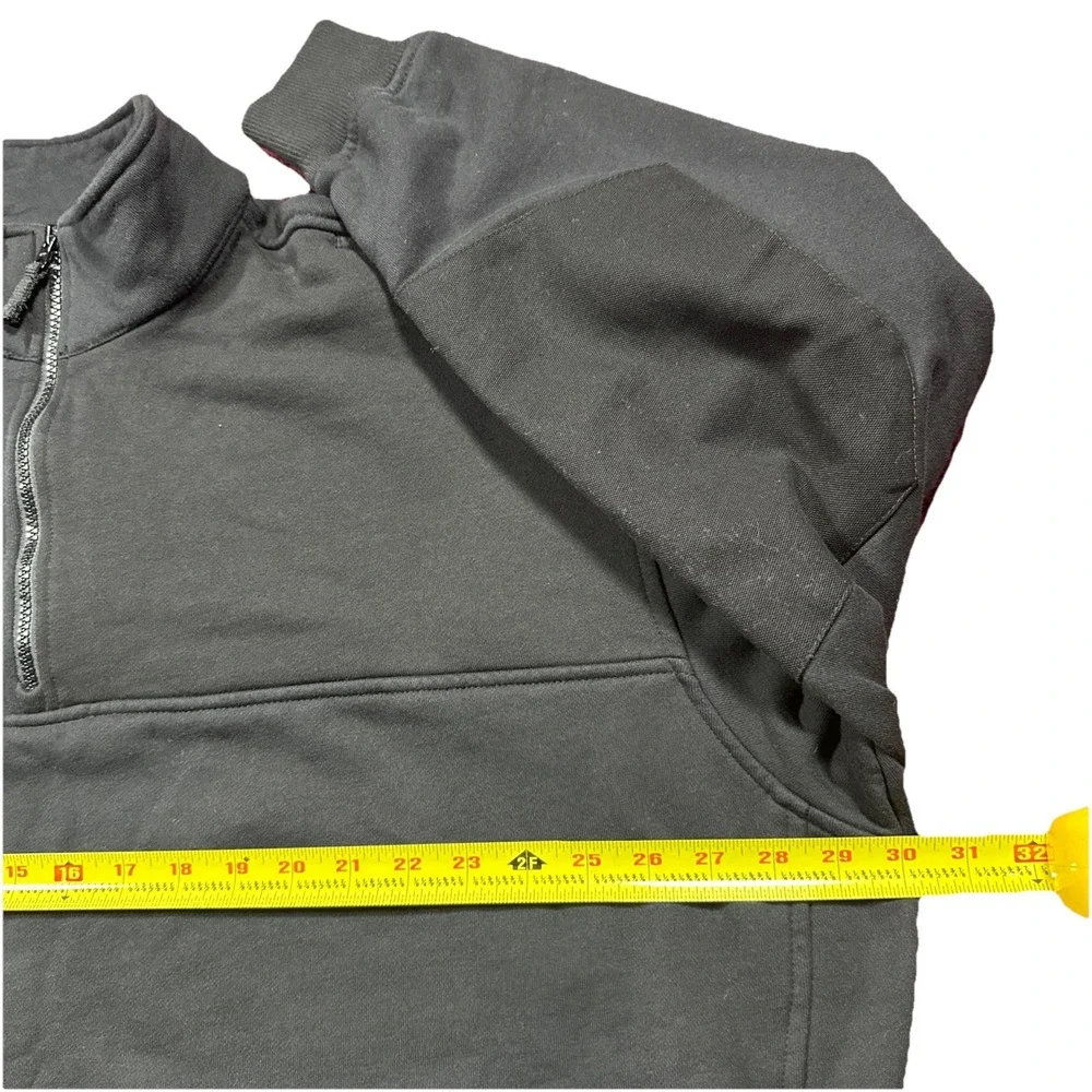 5.11 Tactical 1/4 Zip Fleece Sweater Black Long Sleeve Rugged Mens Size 3XL